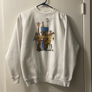 vintage noah’s ark crewneck! OPEN TO OFFERS:)